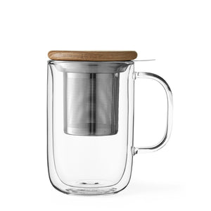 Double Walled Infuser Tea Mug and Cover